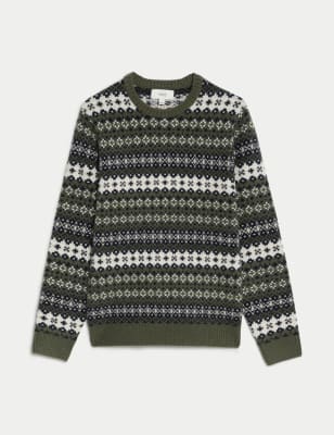 Fair Isle Crew Neck Jumper