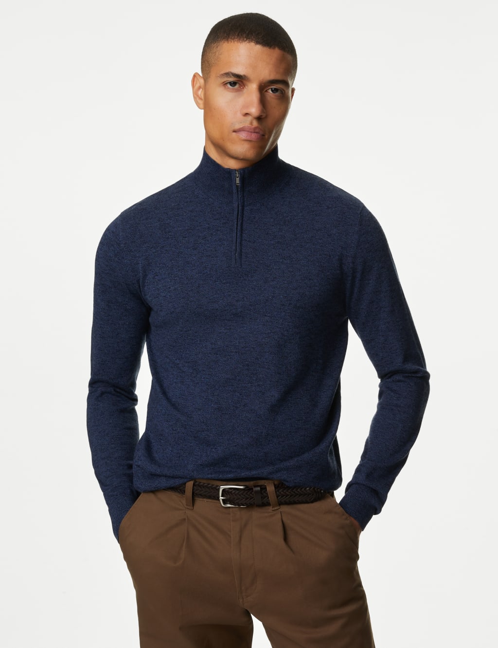 Men s Knitted Polo Shirts M S