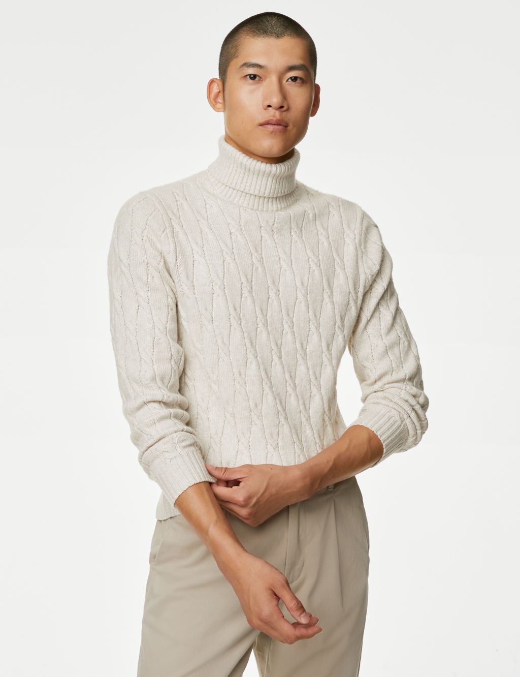Cable High Neck Jumper image 3