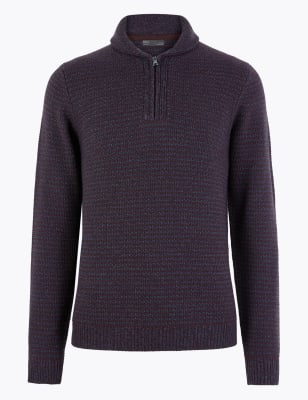 Pull &agrave; col ch&acirc;le zipp&eacute;