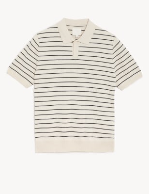 Skipton Supima® Cotton Rich Knitted Polo Shirt