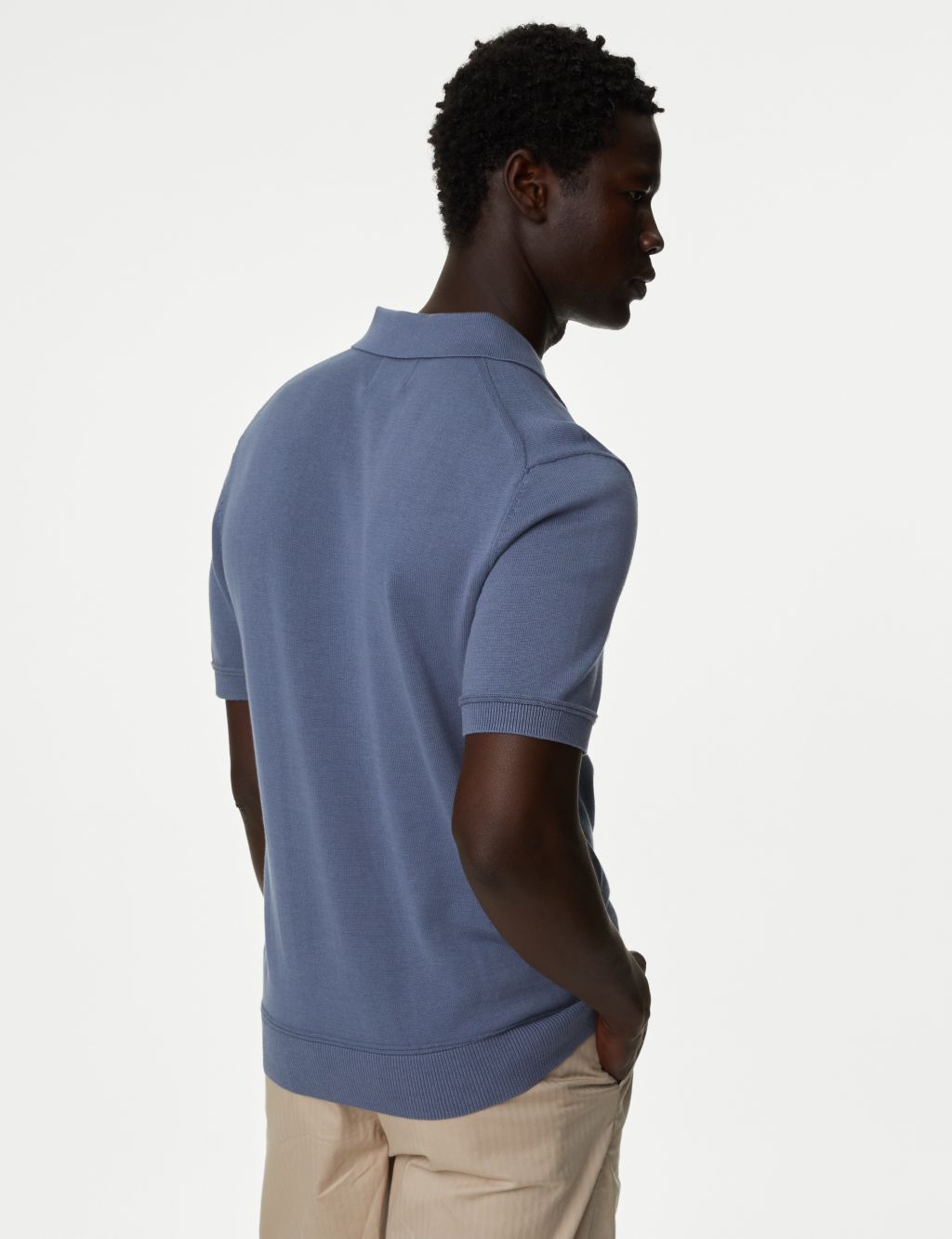 Lovell Pure Cotton Knitted Polo Shirt image 5