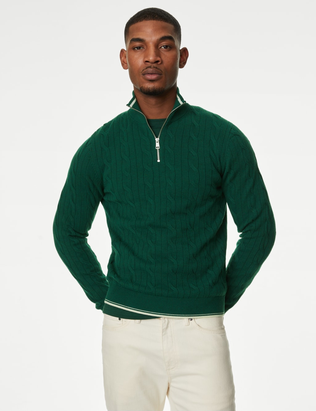 MNS GEN-X FULL ZIP-UP SWEATER