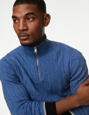 M&s hot sale blue jumper