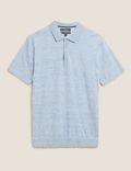 Cotton Rich Short Sleeve Knitted Polo