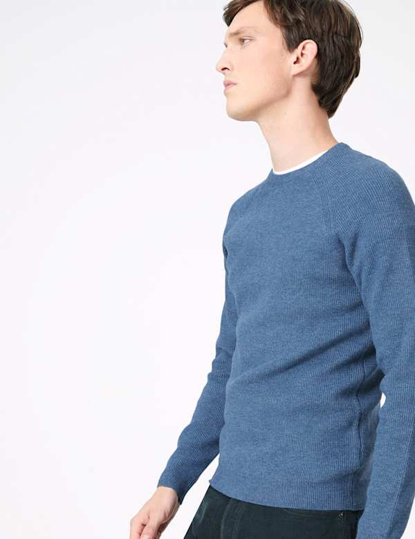 Cotton Crew Neck Jumper
