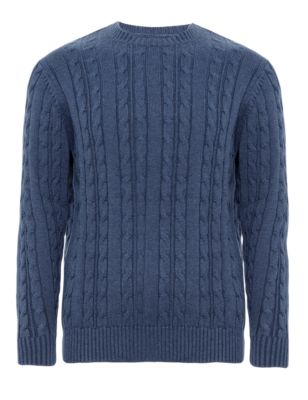 Pure Cotton Cable Knit Jumper | M&S Collection | M&S