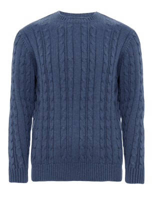 Pure Cotton Cable Knit Jumper | M&S Collection | M&S