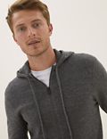 Pure Cotton Knitted Hoodie