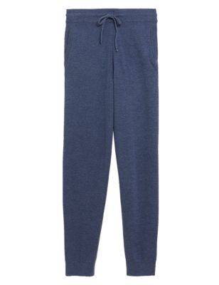 M&S Mens Pure Cotton Knitted Joggers