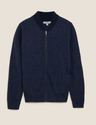 Lambswool Bomber Jacket