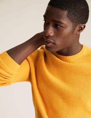 m&s lambswool jumper mens