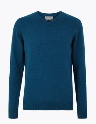 Pure Extra Fine Lambswool V-Neck Jumper | M&S Collection | M&S