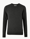 Pure Extra Fine Lambswool V-Neck Jumper