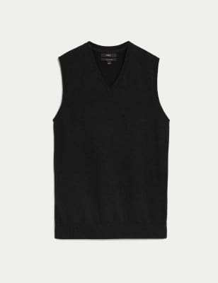 Pure Cotton Sleeveless Jumper | M&S Collection | M&S