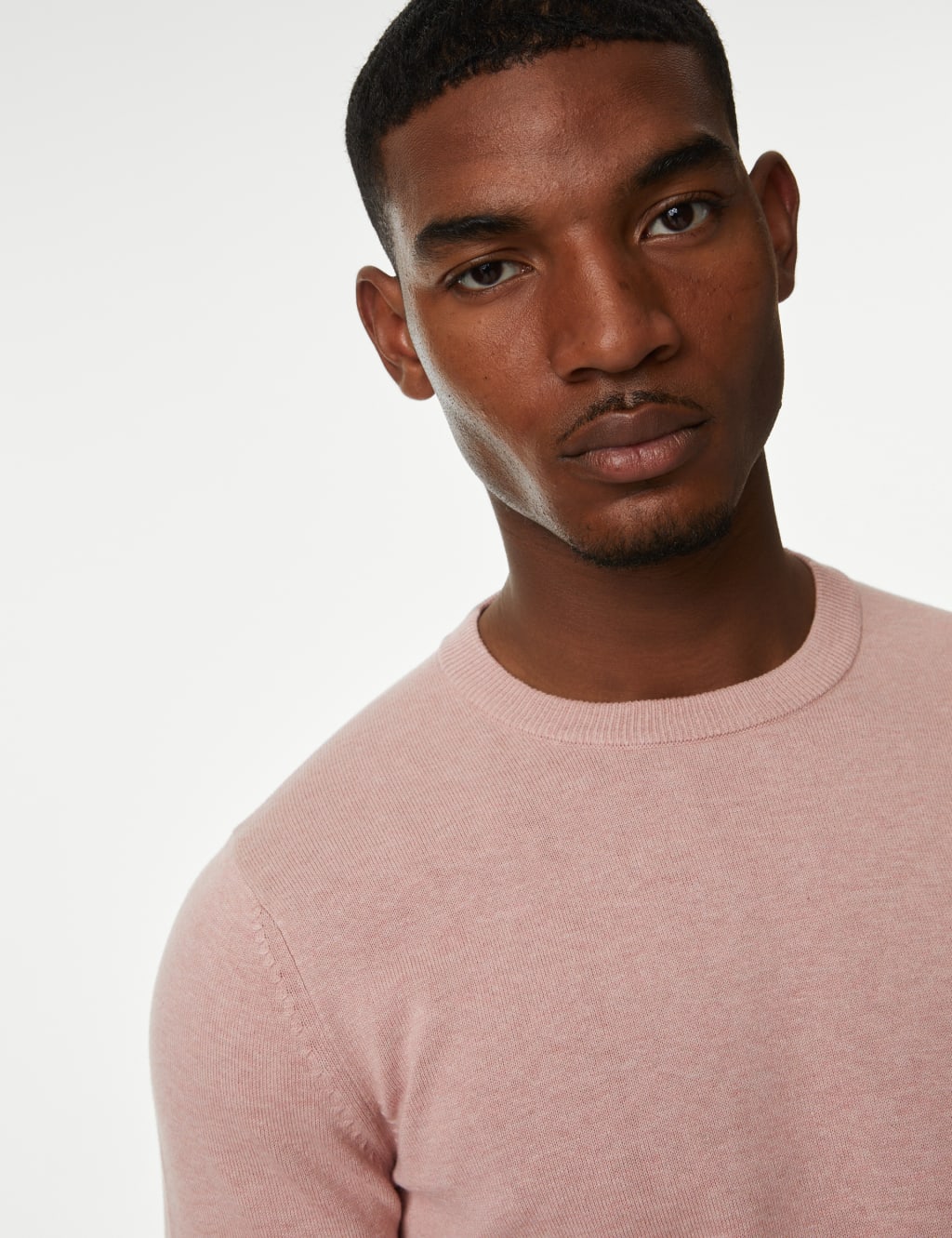 Pure Cotton Crew Neck Jumper image 3