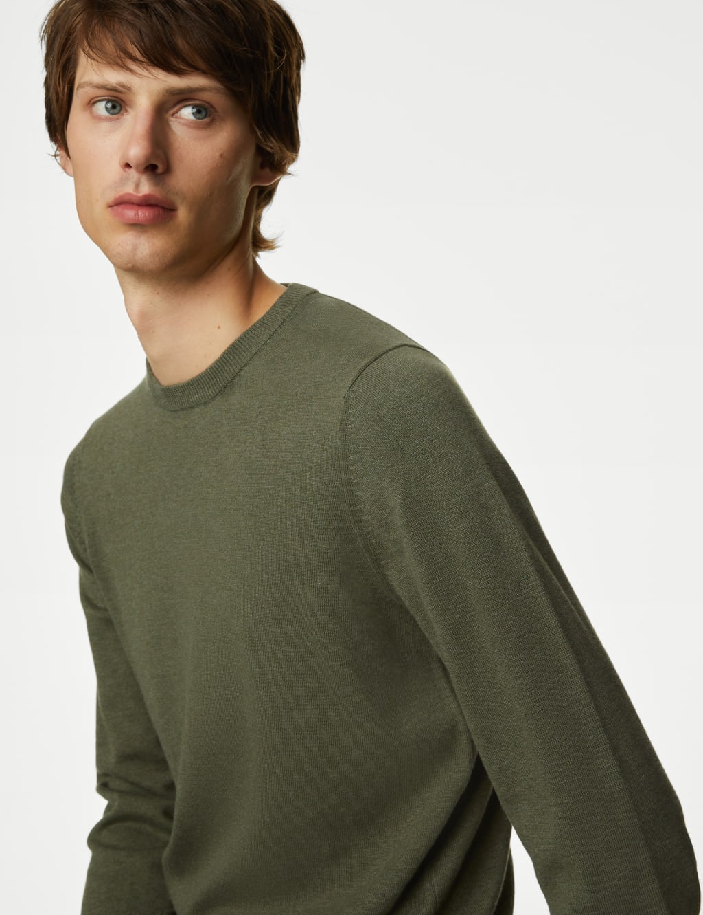 Pure Cotton Crew Neck Jumper image 4