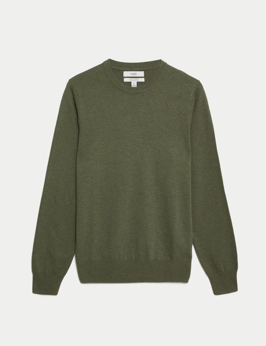 Pure Cotton Crew Neck Jumper image 2