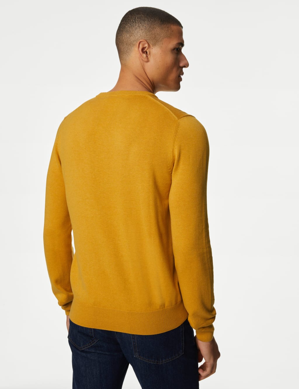 Pure Cotton Crew Neck Jumper image 4