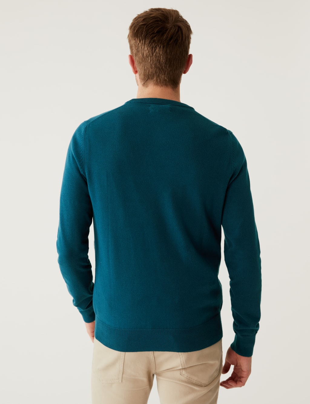 Pure Cotton Crew Neck Jumper image 4