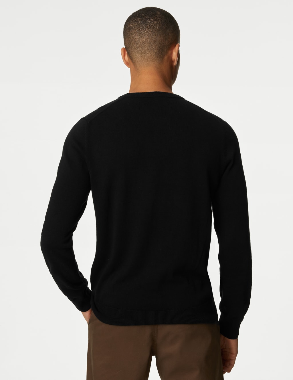 Pure Cotton Crew Neck Jumper image 5