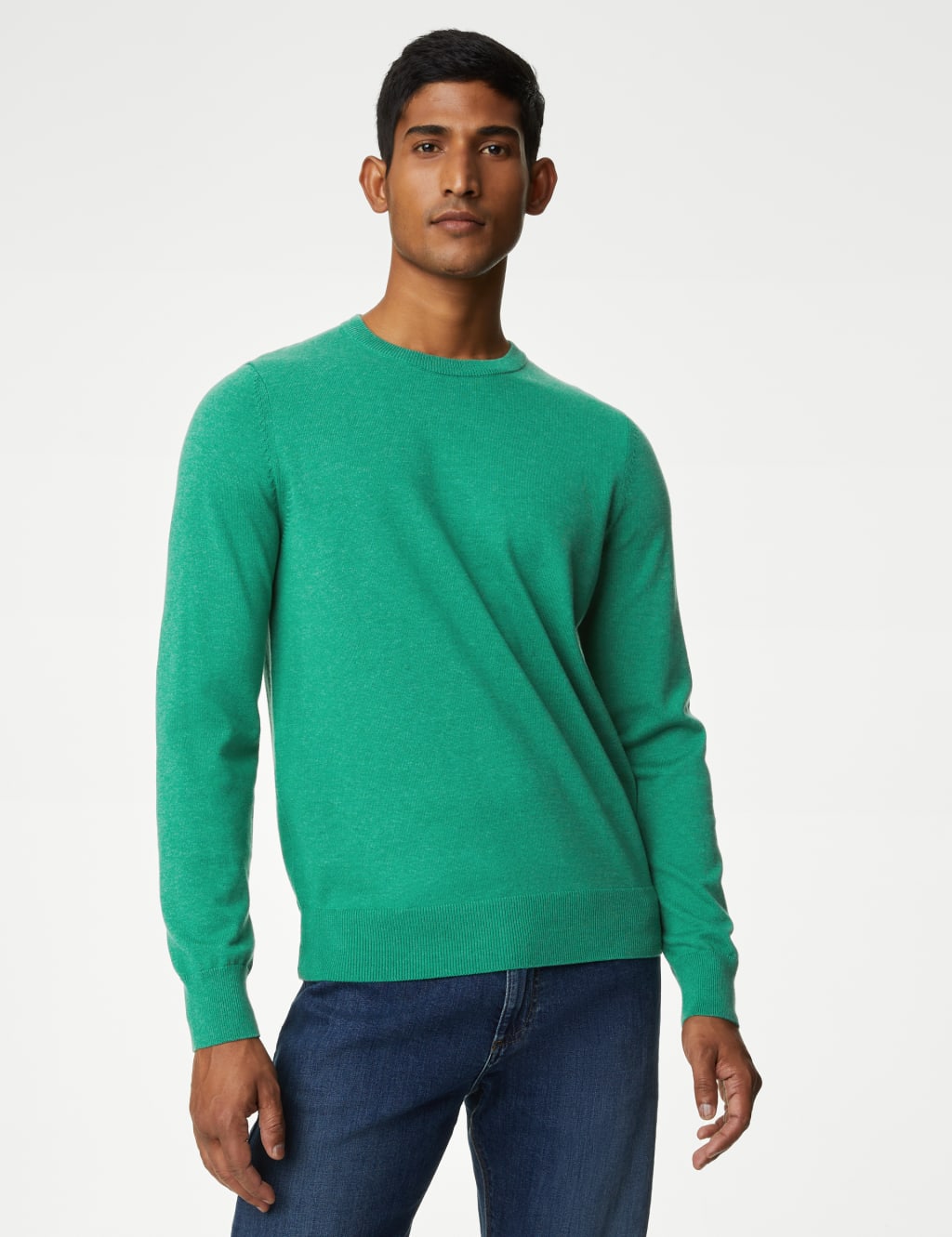 Pure Cotton Crew Neck Jumper image 4