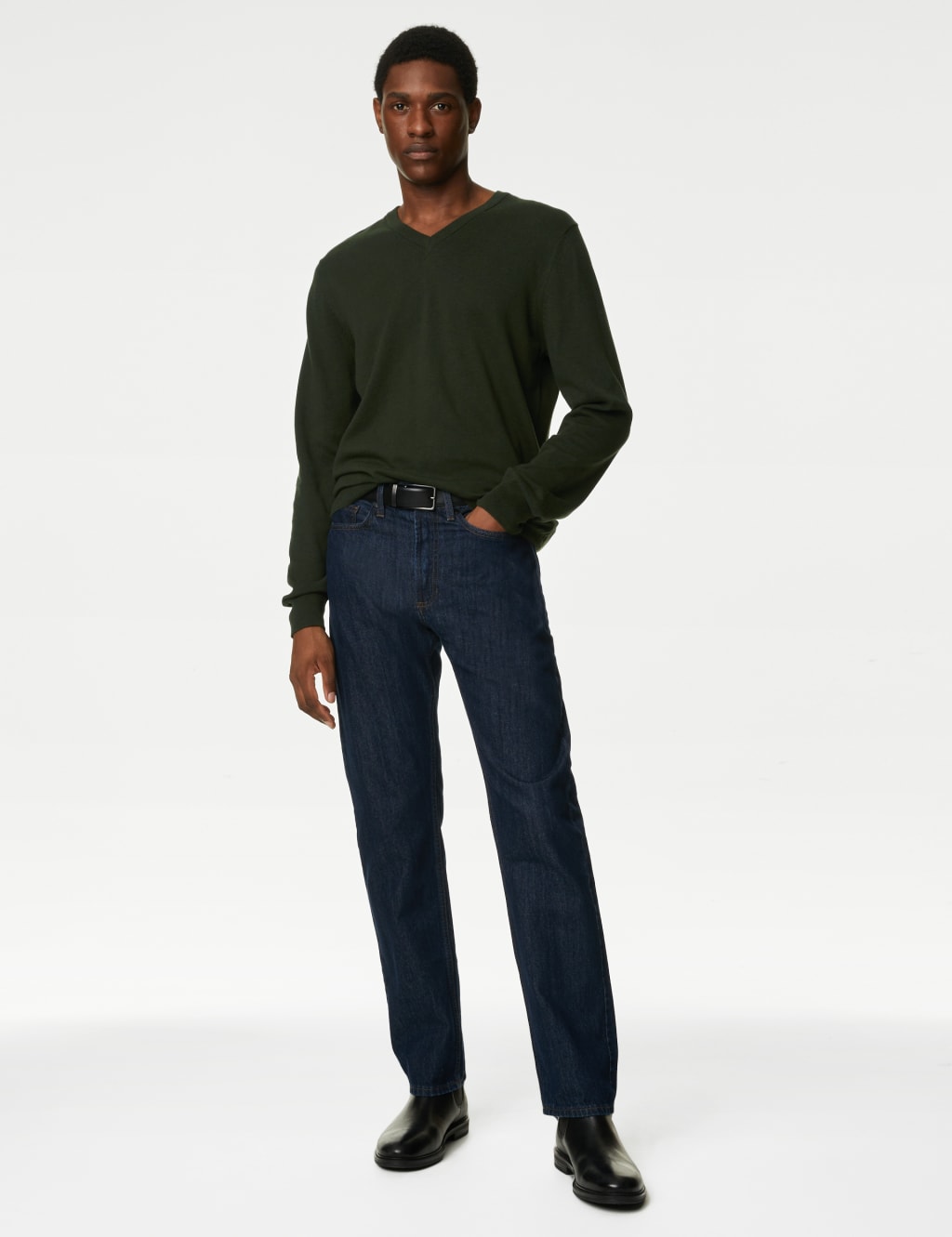 Bottle green best sale jumper mens