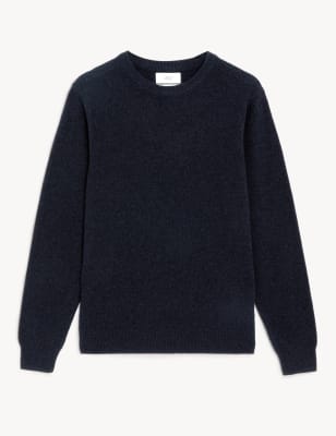 Thin navy online jumper