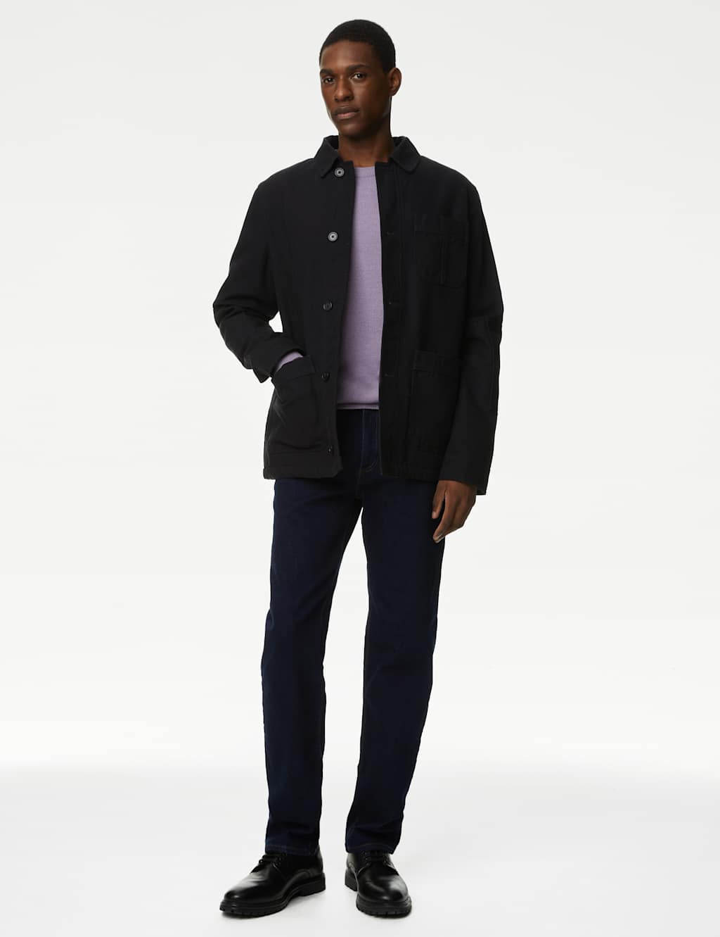 Pure Extra Fine Lambswool Crew Neck Jumper image 3