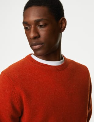 Pure Extra Fine Lambswool Crew Neck Jumper