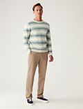 Pure Extra Fine Lambswool Striped Jumper