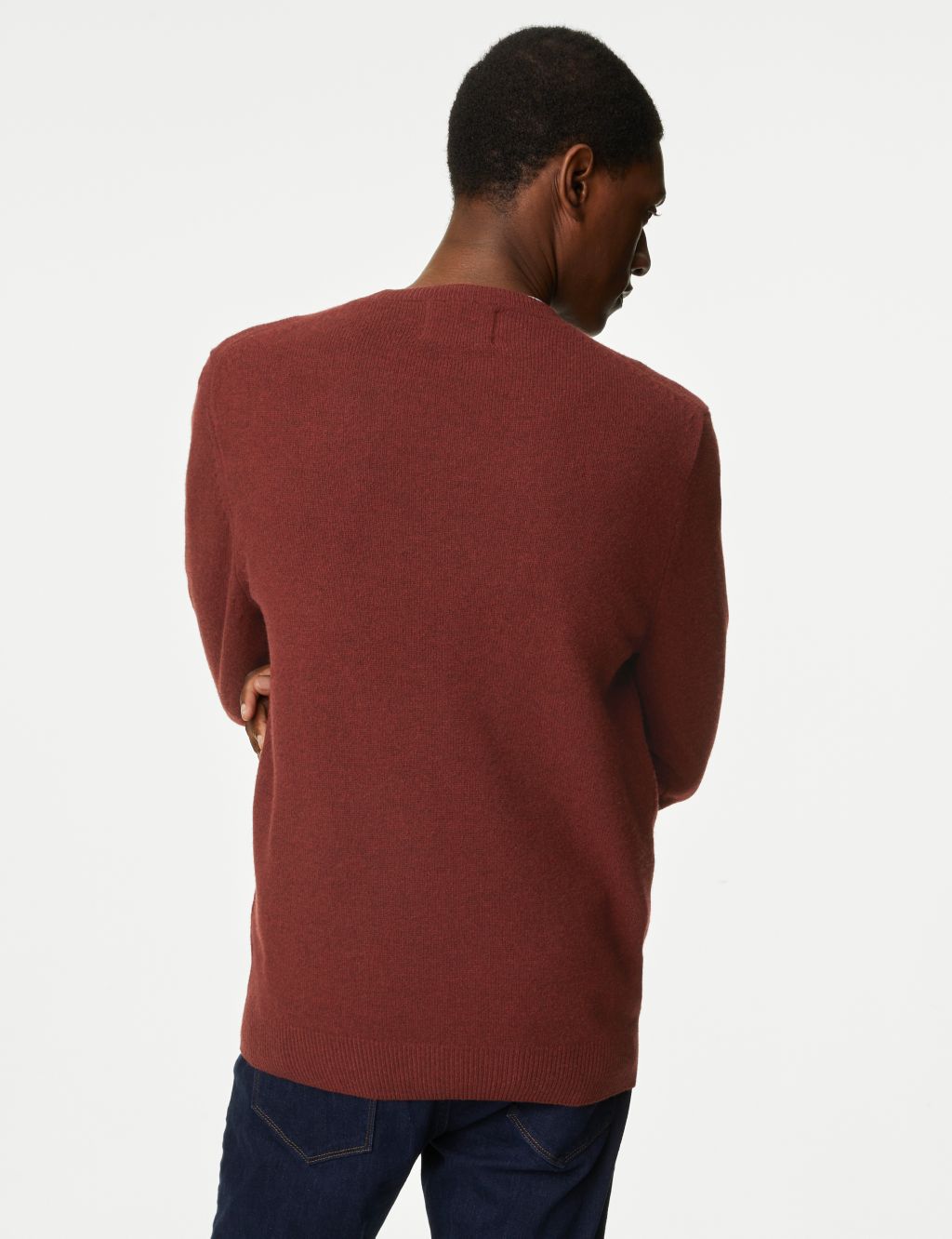 Pure Extra Fine Lambswool V-Neck Jumper image 5