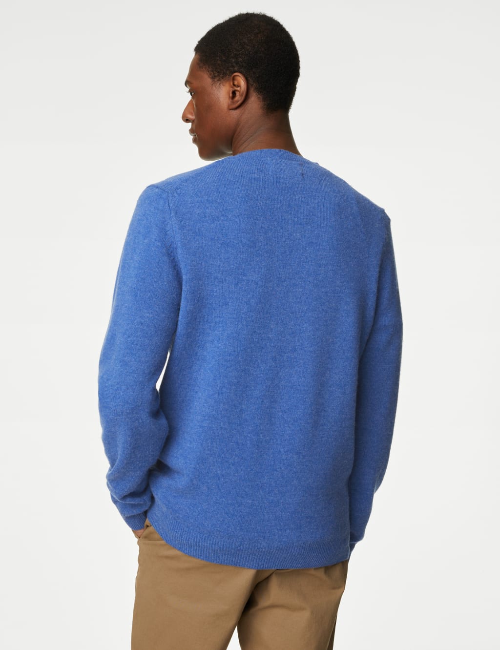 MIUMAX V-NECK GAUZE JUMPER main image 1