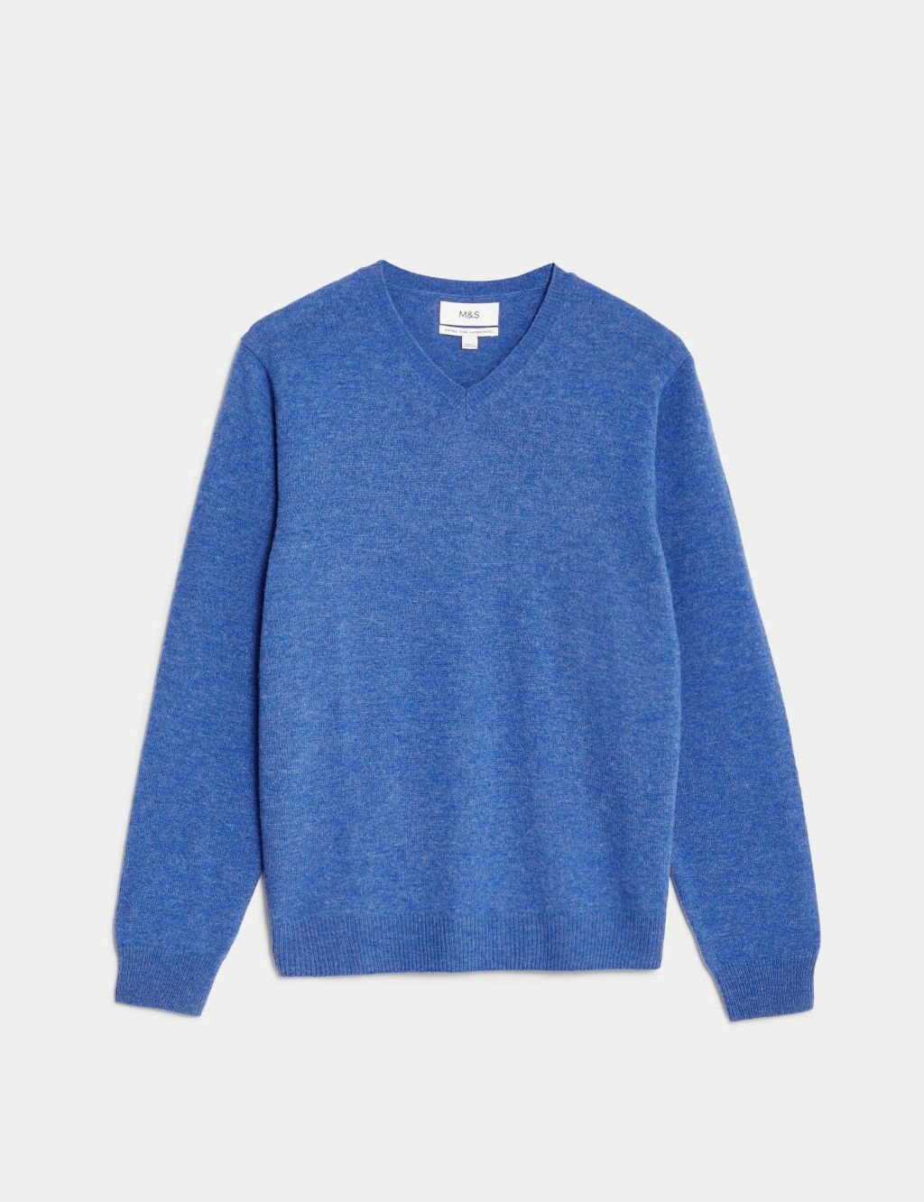 Pure Extra Fine Lambswool V-Neck Jumper image 2