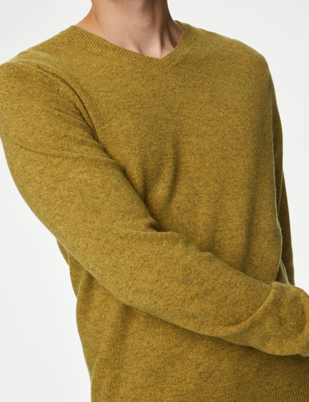 Pure Extra Fine Lambswool V-Neck Jumper image 4
