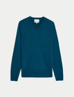 Pure Extra Fine Lambswool V-Neck Jumper