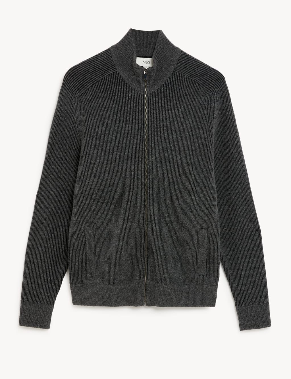Cotton Lambswool Blend Knitted Jacket image 1
