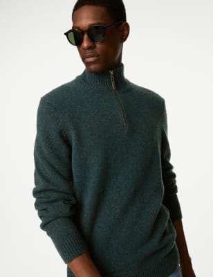 Lambswool Rich Half Zip Jumper