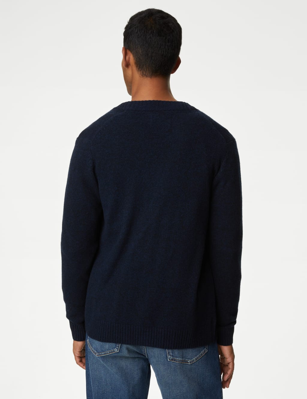 Lambswool Rich V-Neck Cardigan image 5