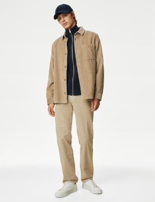 

Mens M&S Collection Strickjacke aus Baumwollmischung mit Reißverschluss - Navy, Navy