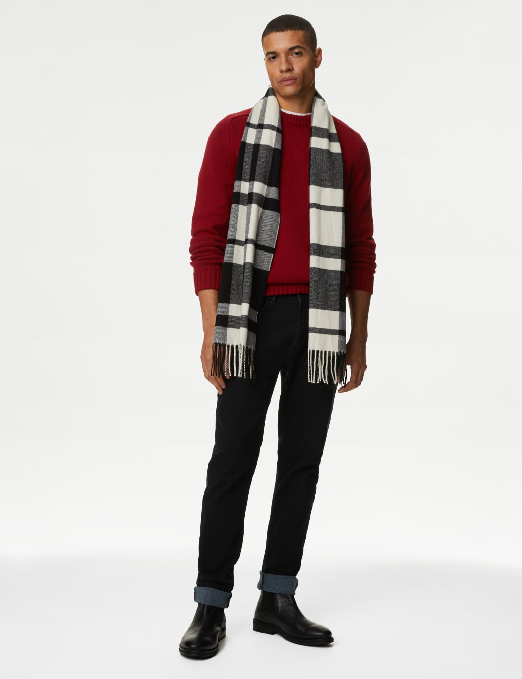 Lambswool Blend Crew Neck Jumper image 1