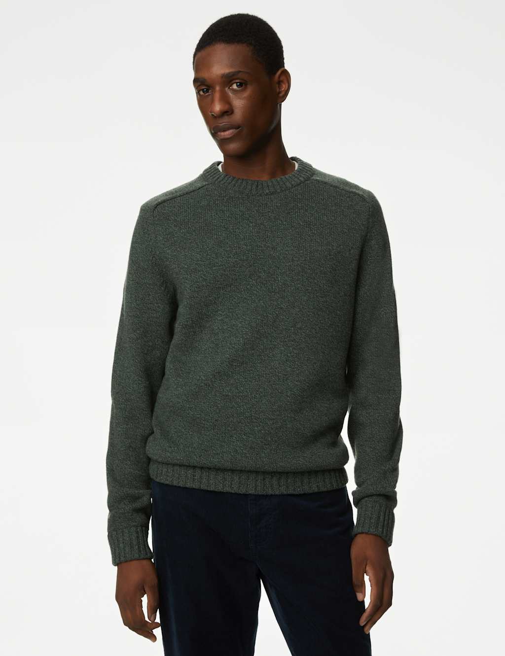 Lambswool Blend Crew Neck Jumper image 4