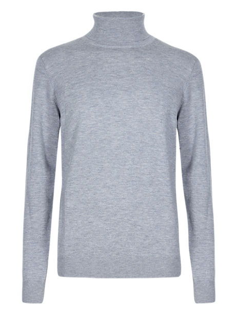 Pure Merino Wool Polo Neck Jumper | M&S Collection | M&S