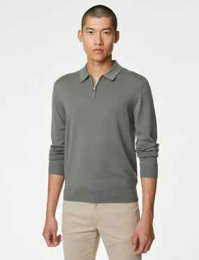 Louis Philippe Golf Blue Short Sleeve Polo Shirt Men Size L