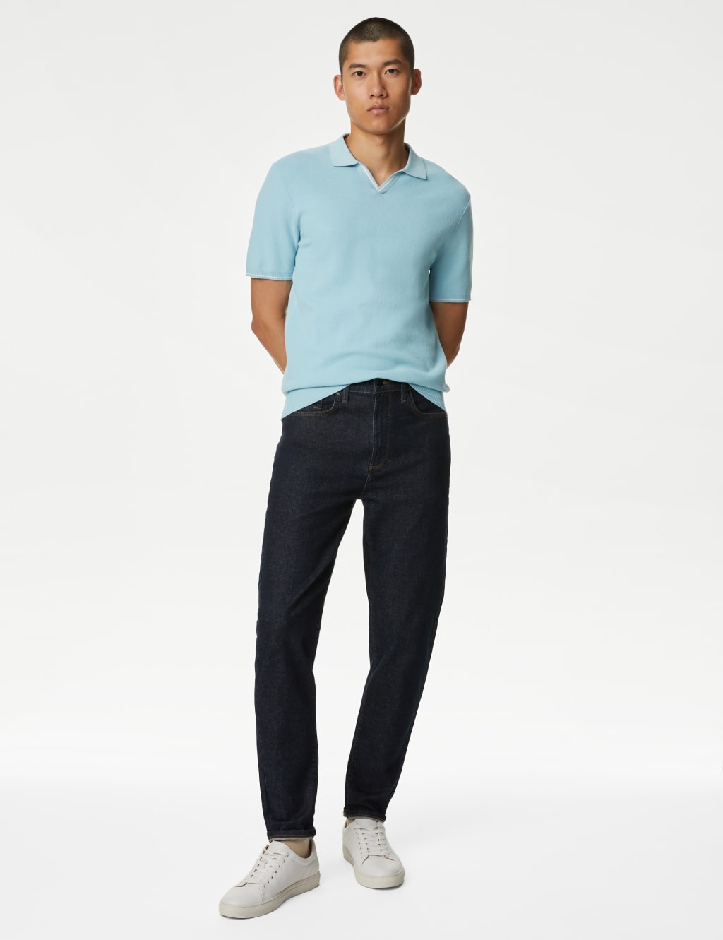 Pure Supima® Cotton Knitted Polo Shirt image 1