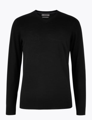 m&s mens merino jumpers