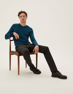m&s v neck jumper mens