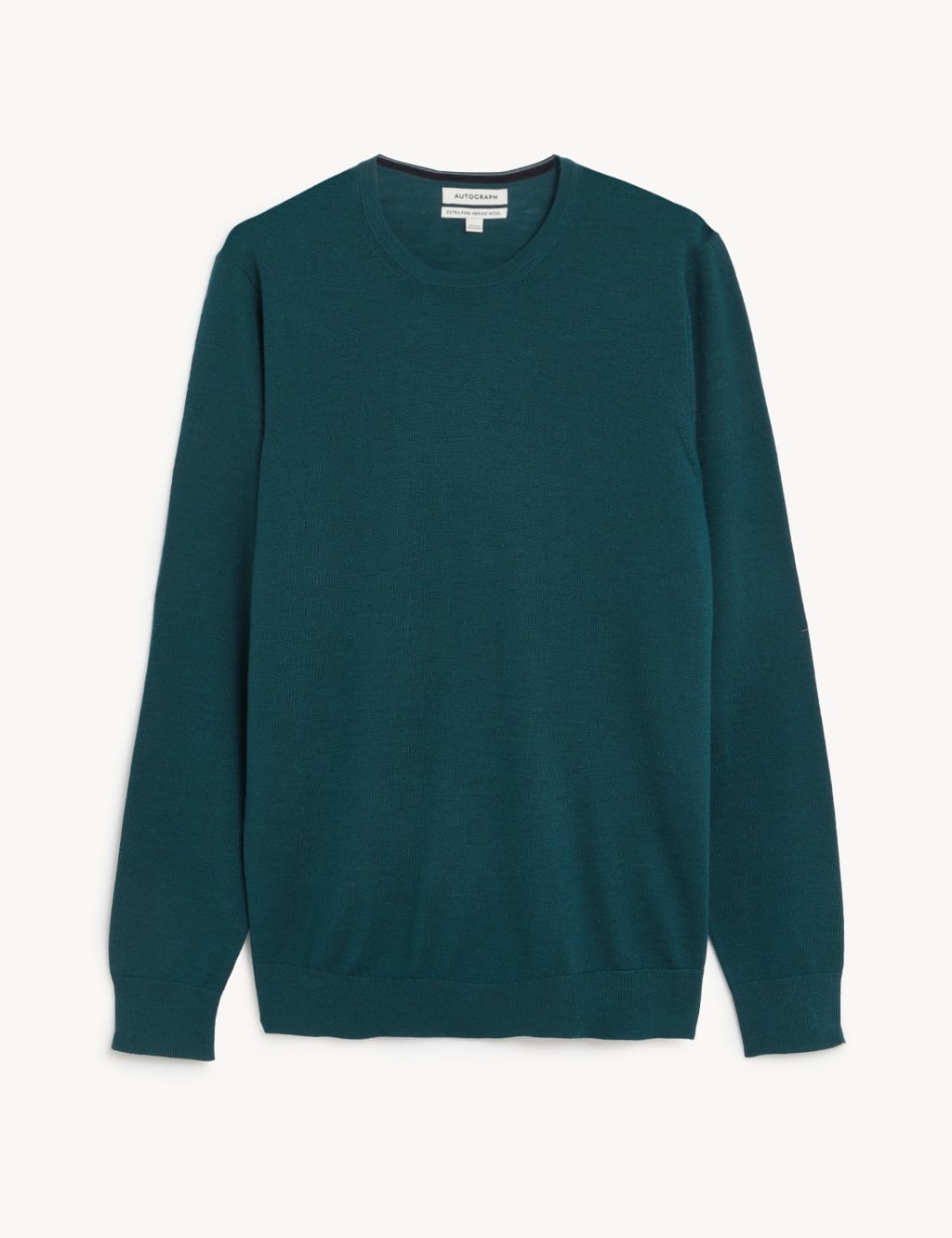 Pure Extra Fine Merino Wool Crew Neck Jumper