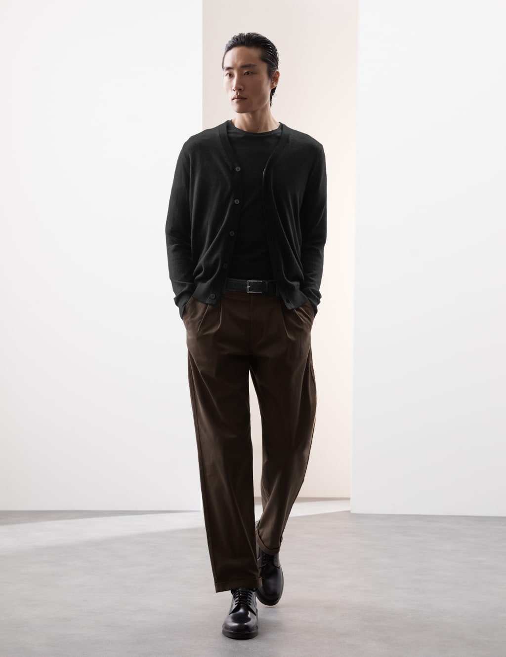 Mens black cardigans uk hot sale