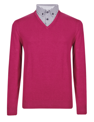 womens shirt jumper combo